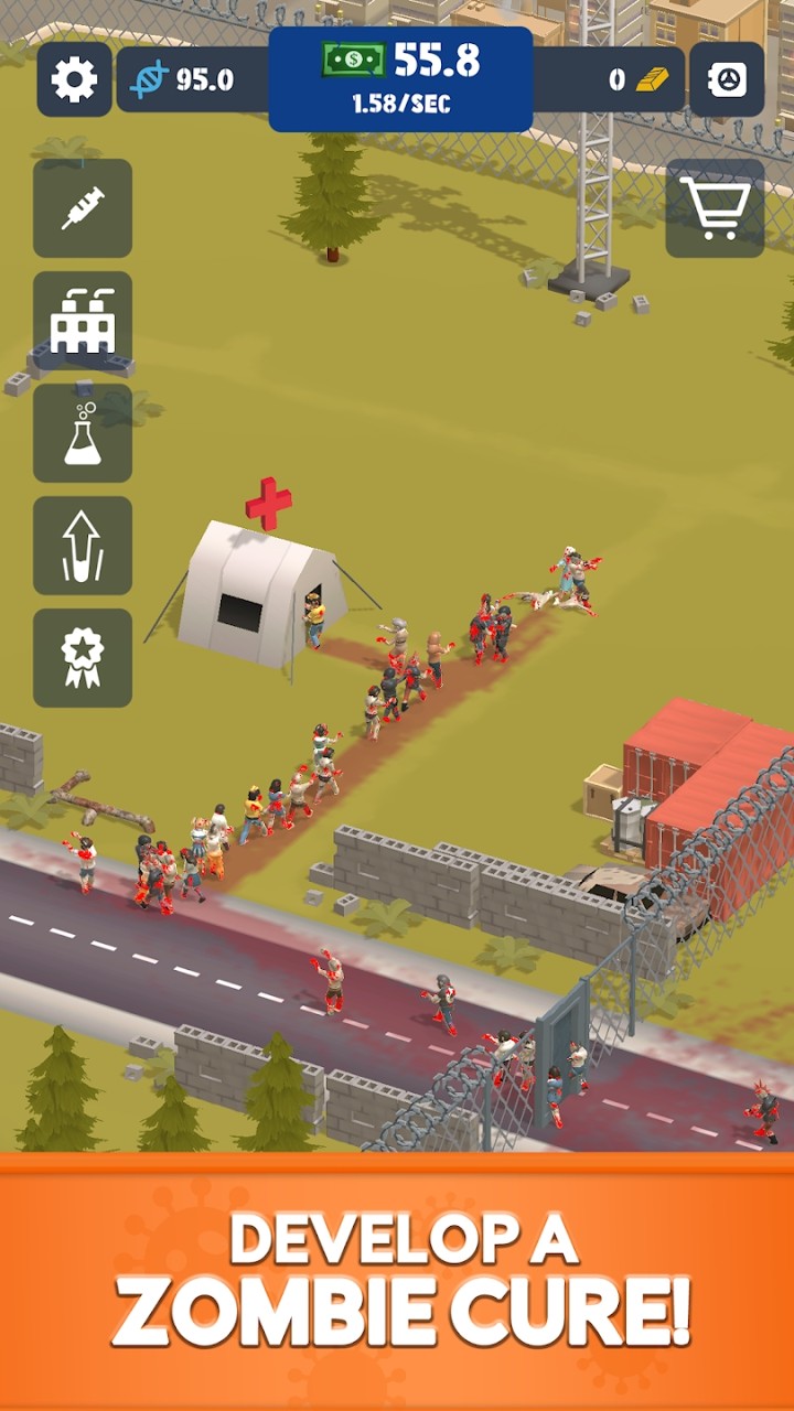 僵尸公司治愈部落游戲中文版（Zombie Corp）截圖5