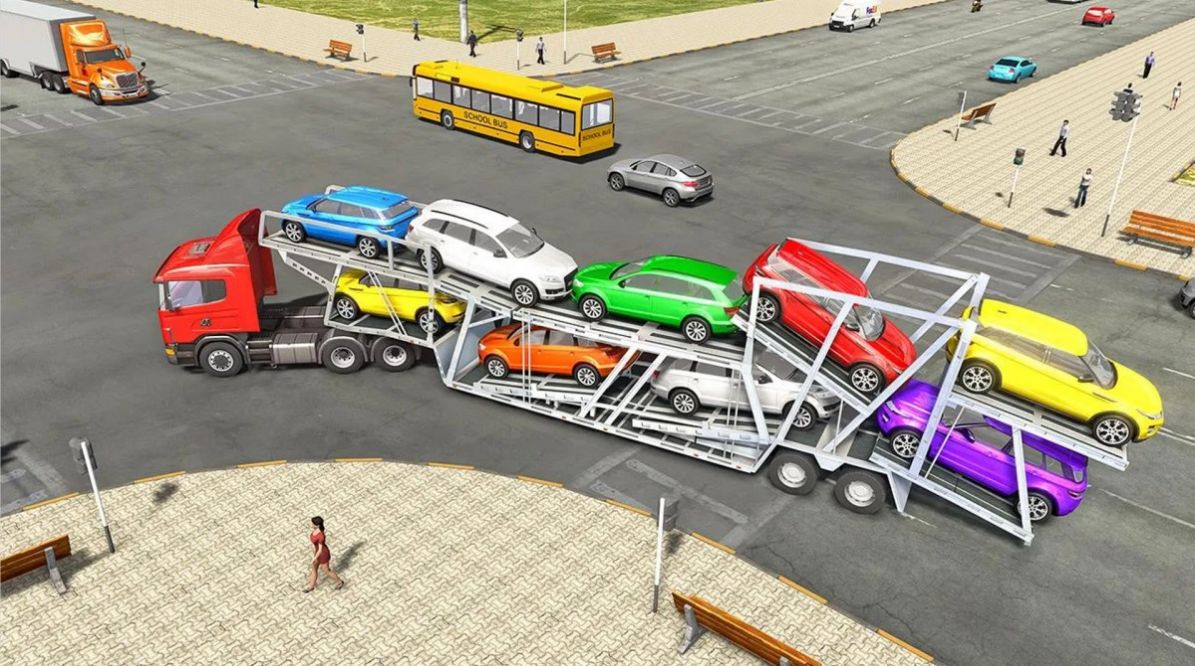 卡車駕駛運輸任務自由駕駛游戲手機版2022截圖3