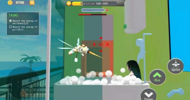 蚊子叮咬模擬器游戲漢化手機版（Mosquito Simulator 3D）截圖2