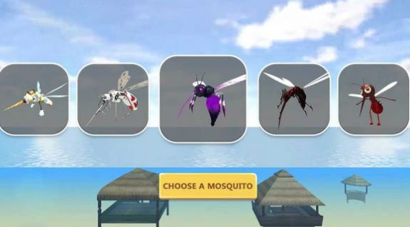 蚊子叮咬模擬器游戲漢化手機版（Mosquito Simulator 3D）截圖3