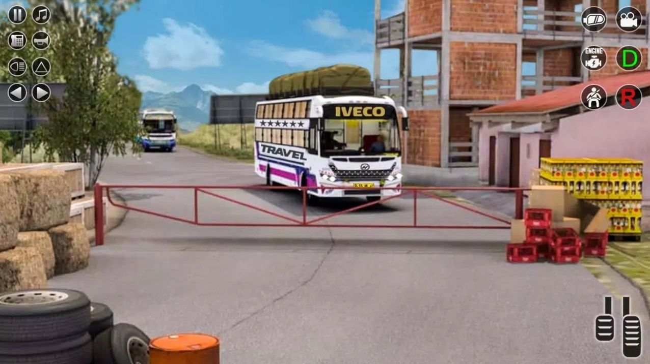 真实客车驾驶模拟器游戏中文手机版（Coach Bus Driving Simulator 3d）截图3: