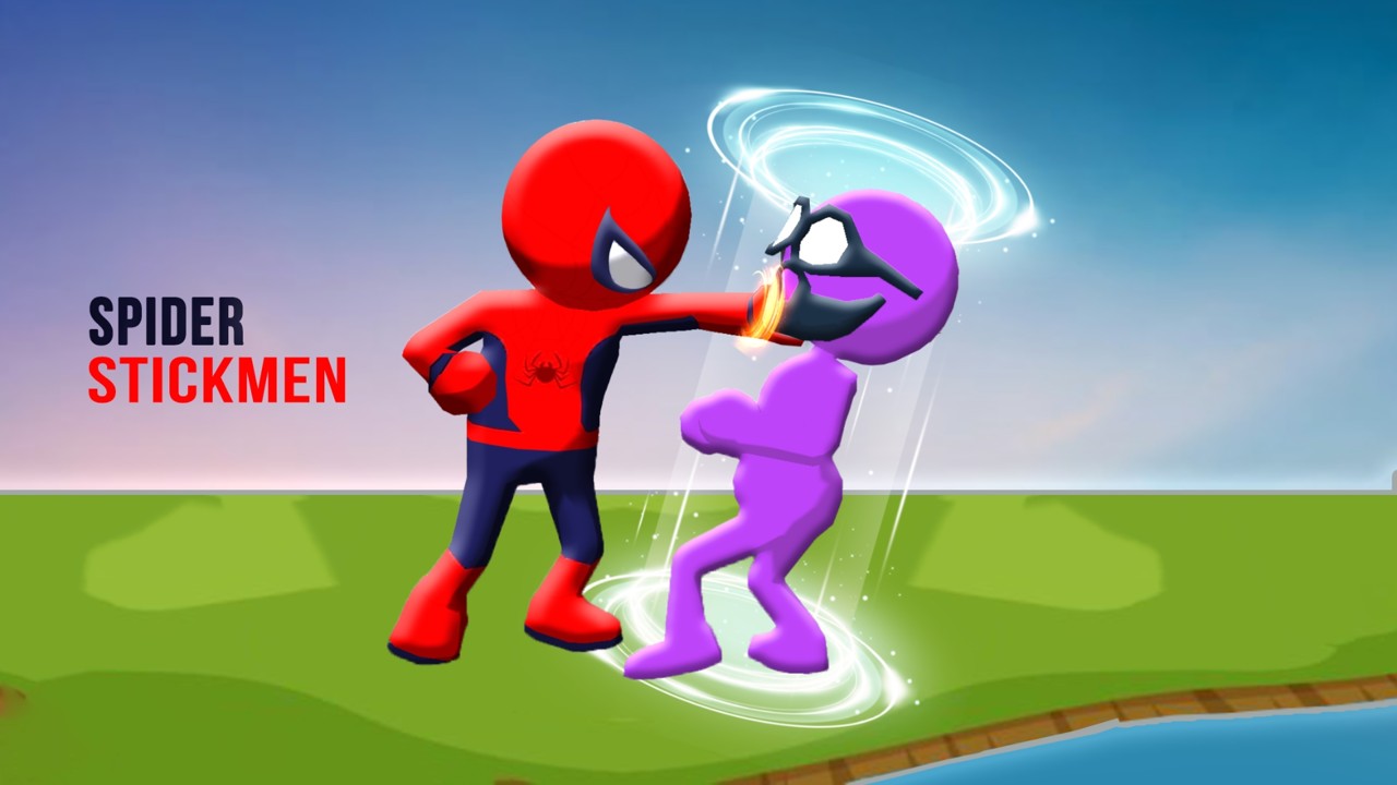 刺客战士蜘蛛英雄游戏安卓版（Spider Stickman Fighter: Superhero）截图1: