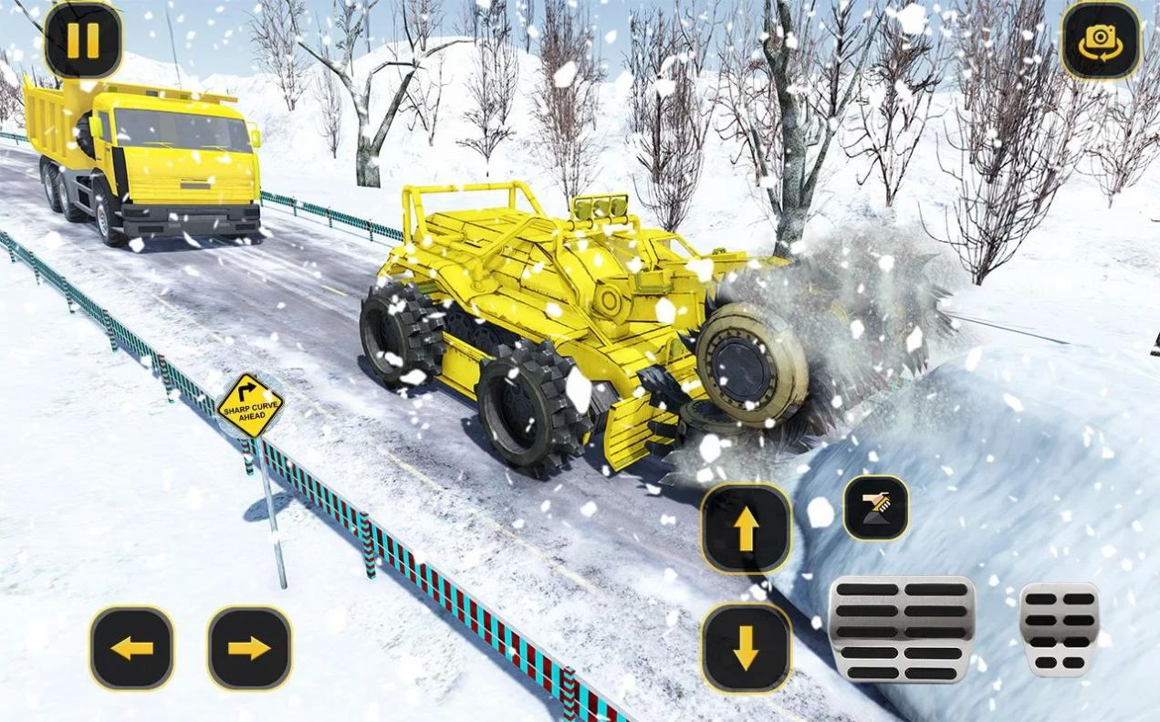 雪地貨車模擬運輸游戲版截圖1