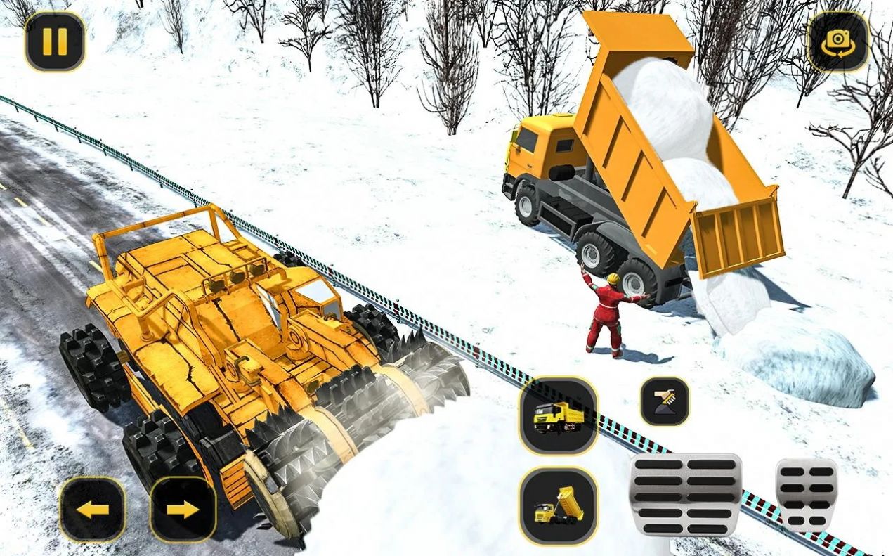 雪地貨車模擬運輸游戲版截圖2