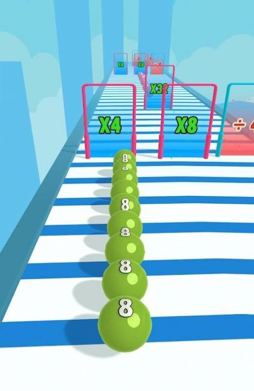 球棧2048游戲版（Beards Stack 2048）截圖1