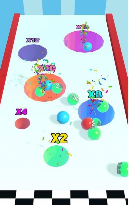 球棧2048游戲版（Beards Stack 2048）截圖4