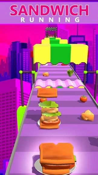 三明治障礙跑游戲安卓版（Sandwich Runner）截圖2