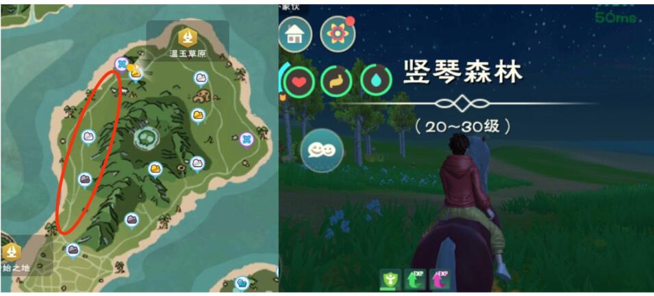 創(chuàng)造與魔法豎琴森林在哪？豎琴森林地圖位置分布圖