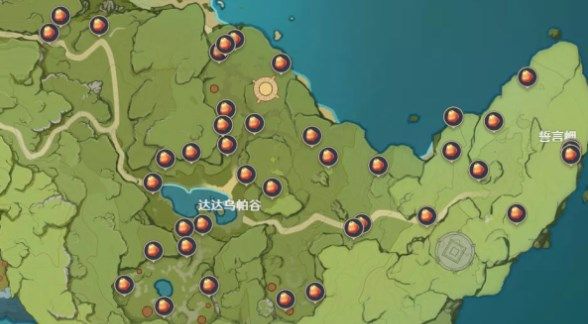 原神日落果采集點(diǎn)位置大全：2022日落果采集路線(xiàn)刷新點(diǎn)一覽[多圖]圖片2