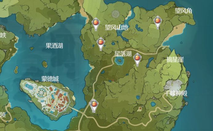 原神日落果采集點位置大全：2022日落果采集路線刷新點一覽[多圖]圖片7