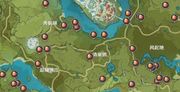 原神日落果采集點(diǎn)位置大全：2022日落果采集路線(xiàn)刷新點(diǎn)一覽[多圖]圖片3