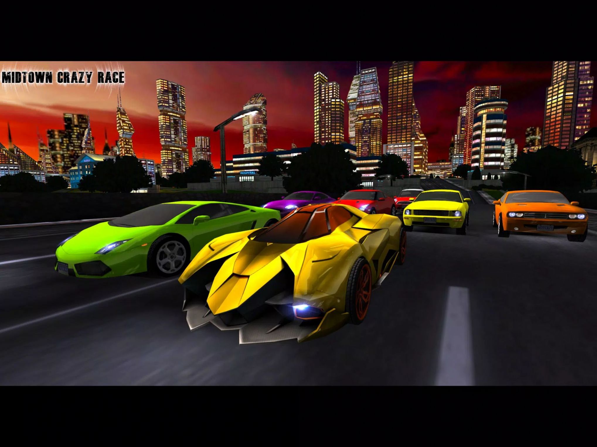 市中心瘋狂賽跑游戲安卓版（Midtown Crazy Race）截圖2