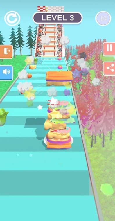 賽百味三明治跑酷游戲版（Subway Sandwich Runner Games）截圖3