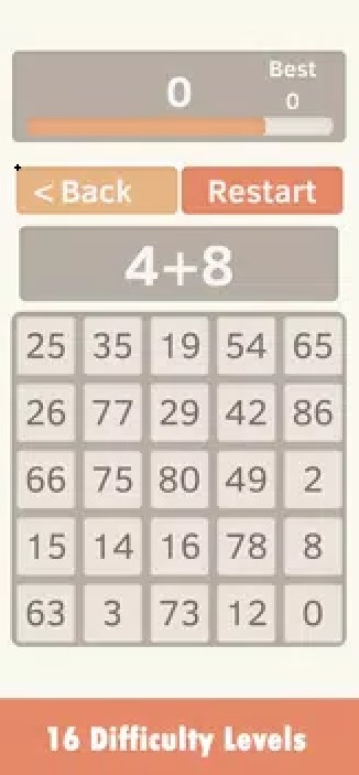 心算挑戰(zhàn)游戲（Math Calculation Challenge）截圖1