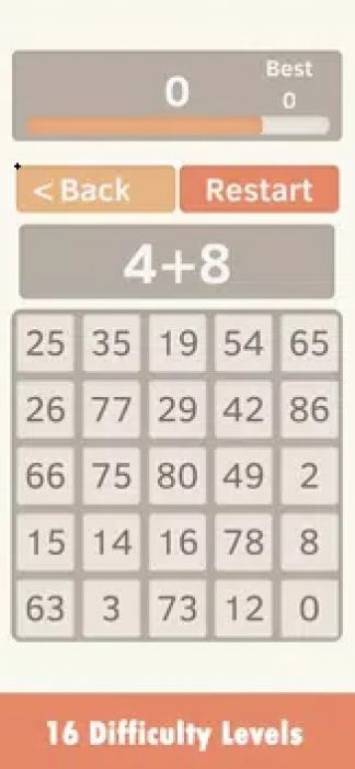 心算挑戰(zhàn)游戲安卓版（Math Calculation Challenge）截圖1