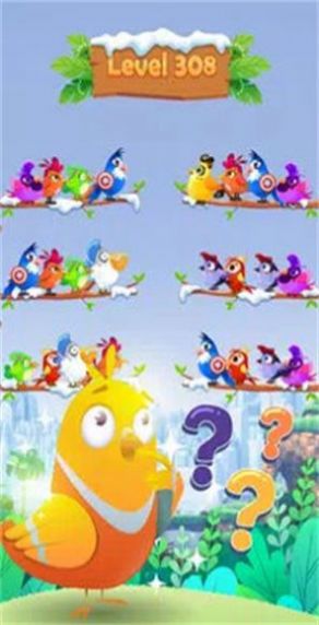 小鳥顏色配對游戲中文版（Bird Sort Puzzle Color Sort）截圖3