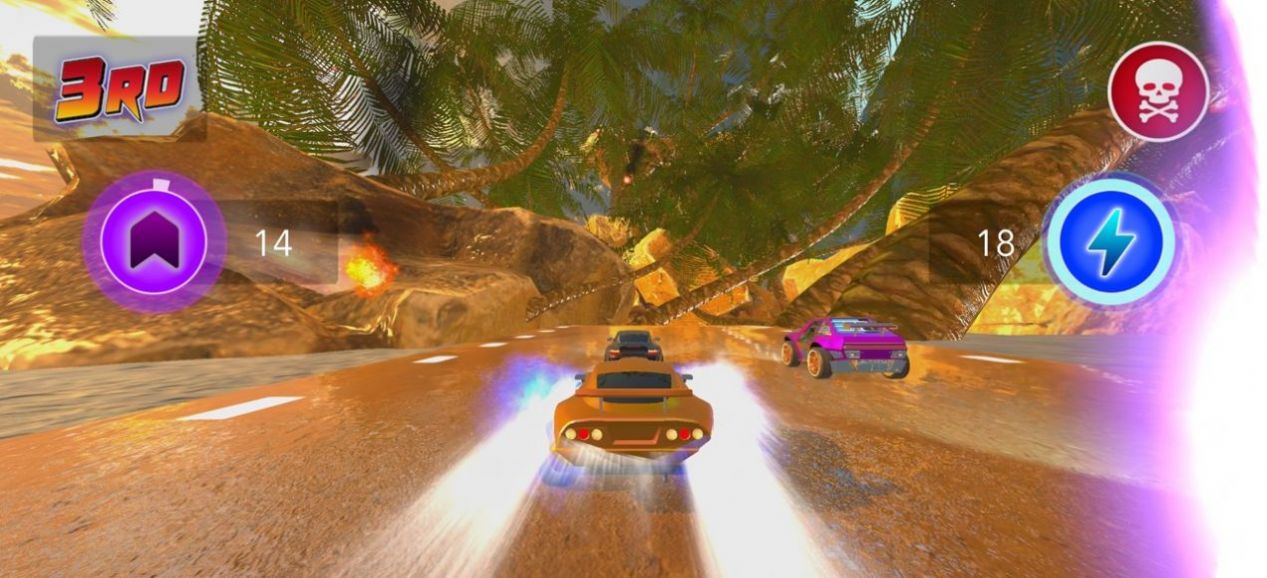 撞擊賽車(chē)手游戲中文版最新版（Smash Racers）截圖2