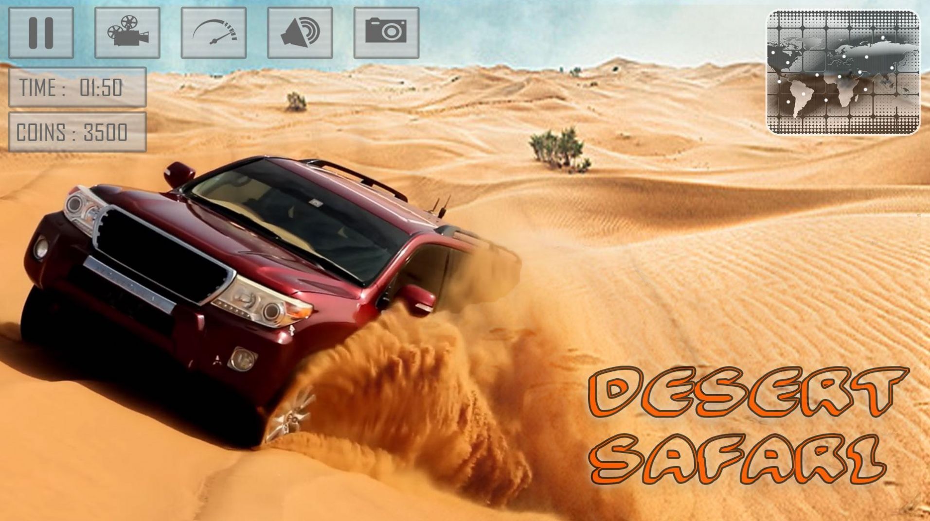 沙漠越野四驅(qū)車(chē)游戲安卓版（4x4 Offroad Desert Drive Game）截圖2