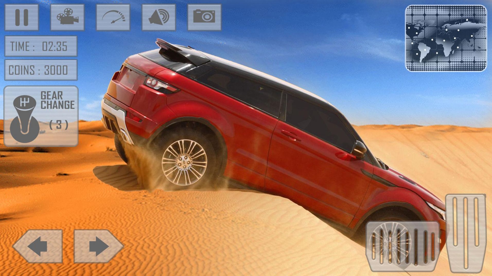 沙漠越野四驅(qū)車(chē)游戲安卓版（4x4 Offroad Desert Drive Game）截圖4