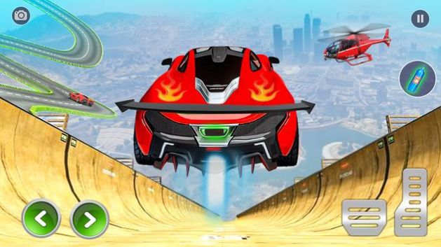 巨型斜坡汽車特技游戲最新版（Mega Ramp Car Stunt Games ）截圖1