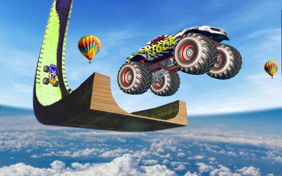 巨型斜坡汽車特技游戲最新版（Mega Ramp Car Stunt Games ）截圖3