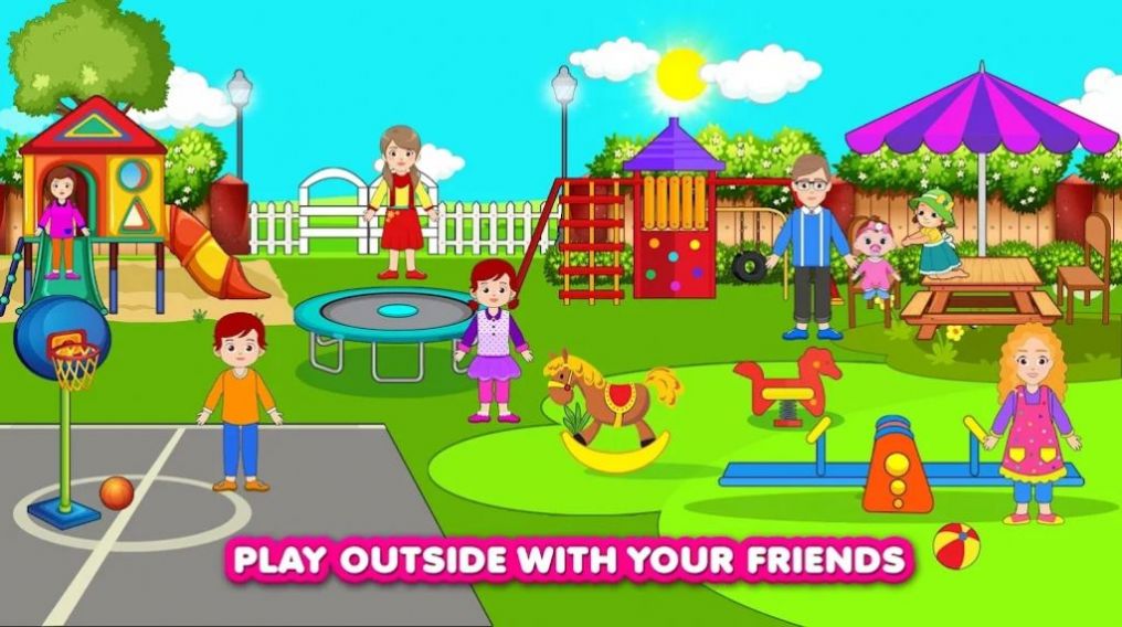 假裝小鎮(zhèn)托兒所故事游戲安卓完整版（Pretend Town Daycare Story）截圖4