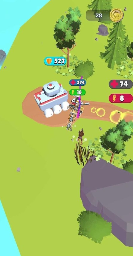 融合競技場游戲最新版（Merge Wars）截圖1