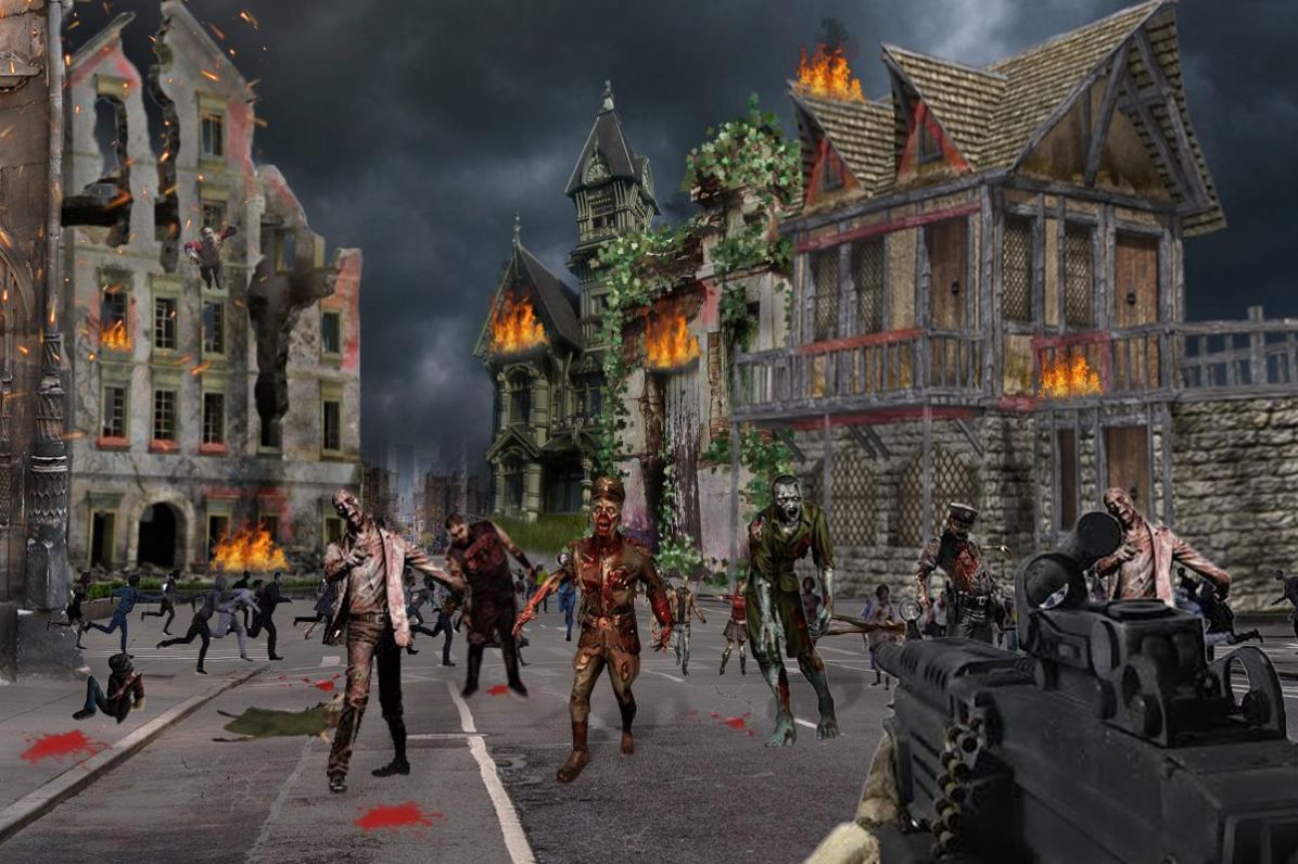 僵尸末日城市游戲安卓版（Zombie Shooting）截圖4