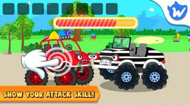 狼頭怪物卡車游戲中文手機(jī)版（Wolfoo Monster Truck）截圖3