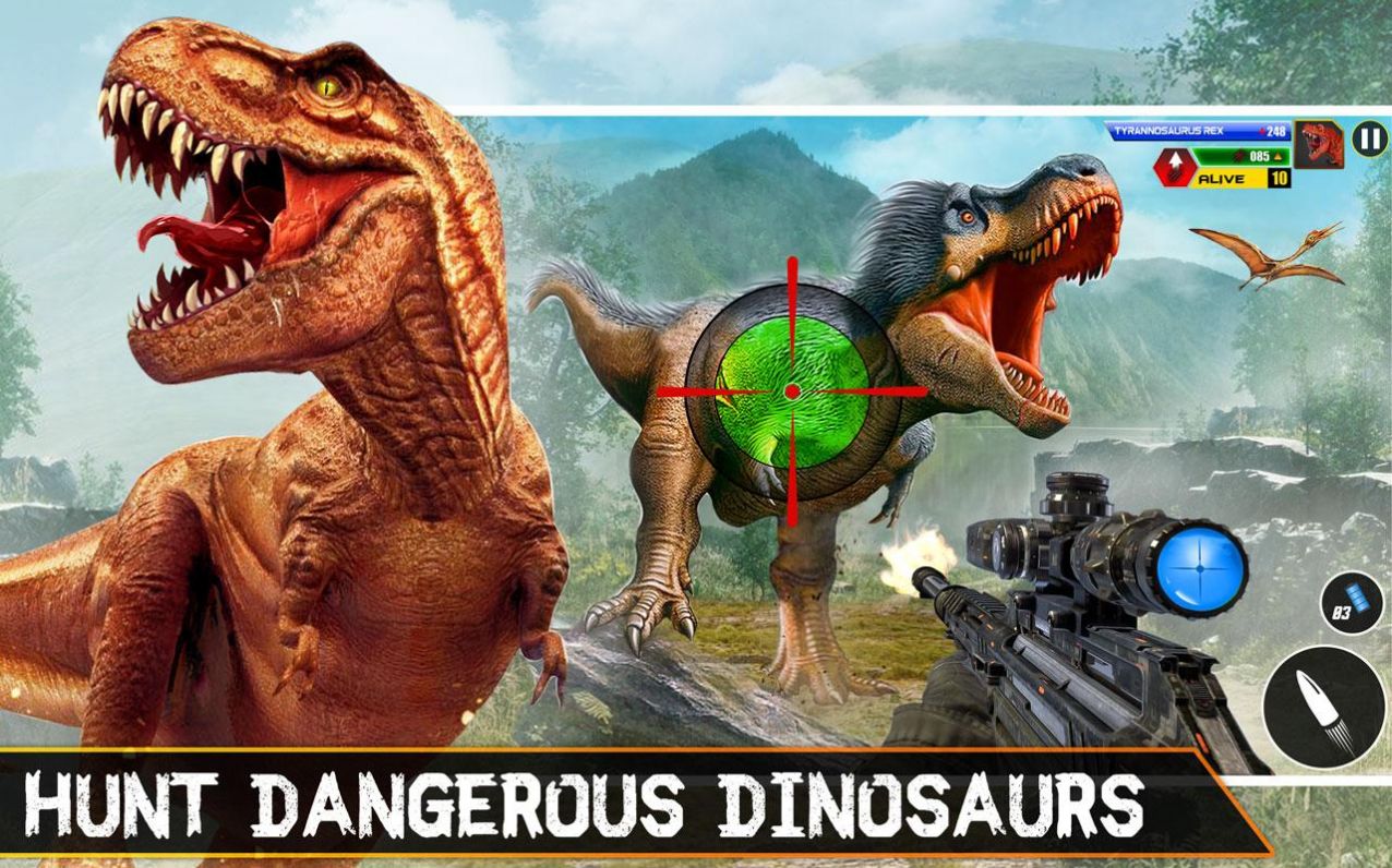 恐龍獵人3d之王游戲安卓版截圖3