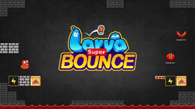 爆笑蟲子彈跳游戲安卓版（Larva Bounce）截圖1