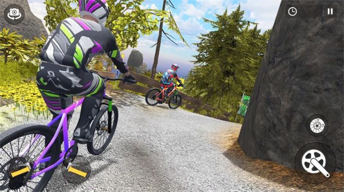 山地自行車越野騎行游戲安卓版（Mountain Bike Downhill Racing）截圖2