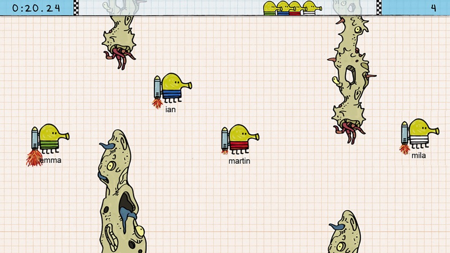 doodle jump race2蘋果下載中文版截圖2