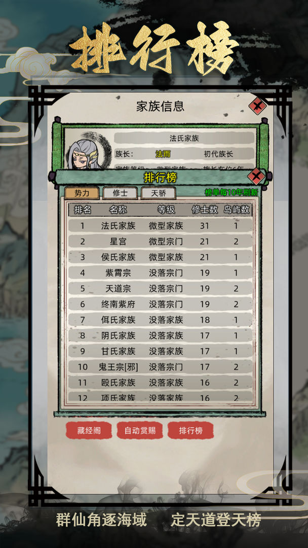 修仙家族模擬器2022年最新版正版截圖1