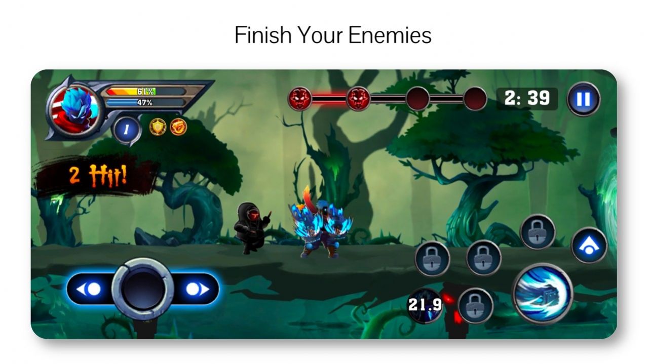 影龍忍者2游戲安卓版（Shadow Dragon Fight Ninja 2）截圖1