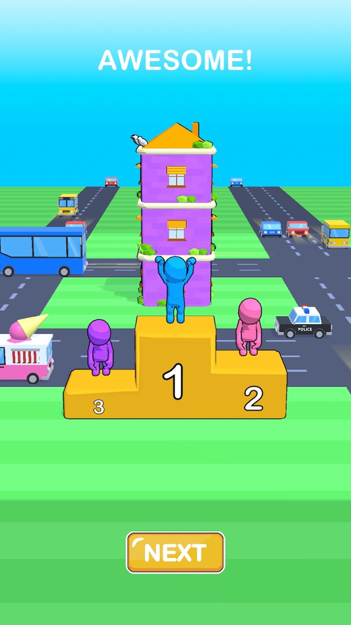 城鎮(zhèn)賽跑游戲安卓版（Town Race）截圖2