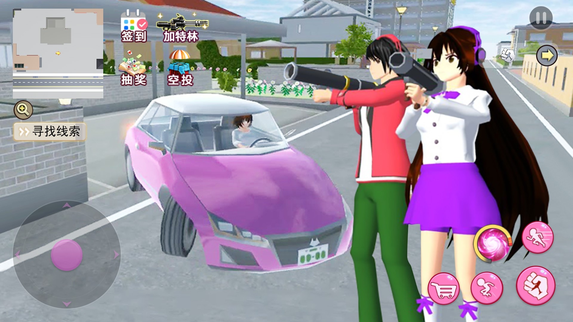 櫻花城市獵車女神游戲中文版截圖1