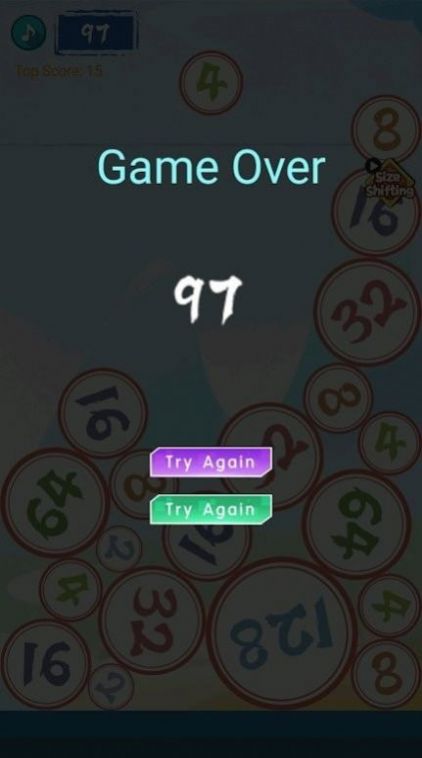 落下與合成游戲最新版（Fall 2048）截圖1