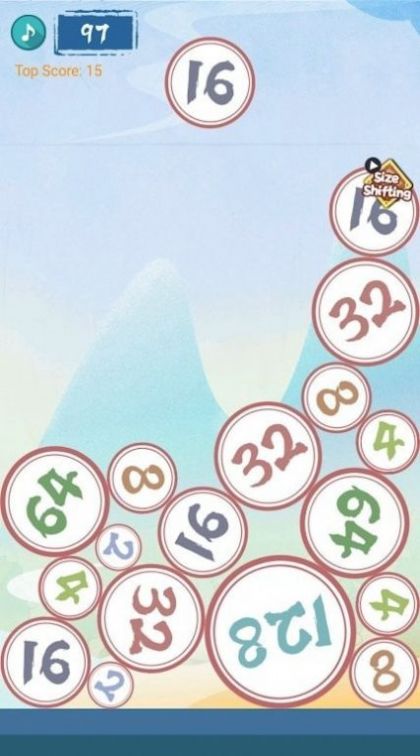 落下與合成游戲最新版（Fall 2048）截圖2