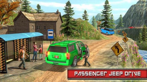 瘋狂吉普出租車駕駛游戲手機(jī)版（Crazy Taxi Jeep Drive）截圖3