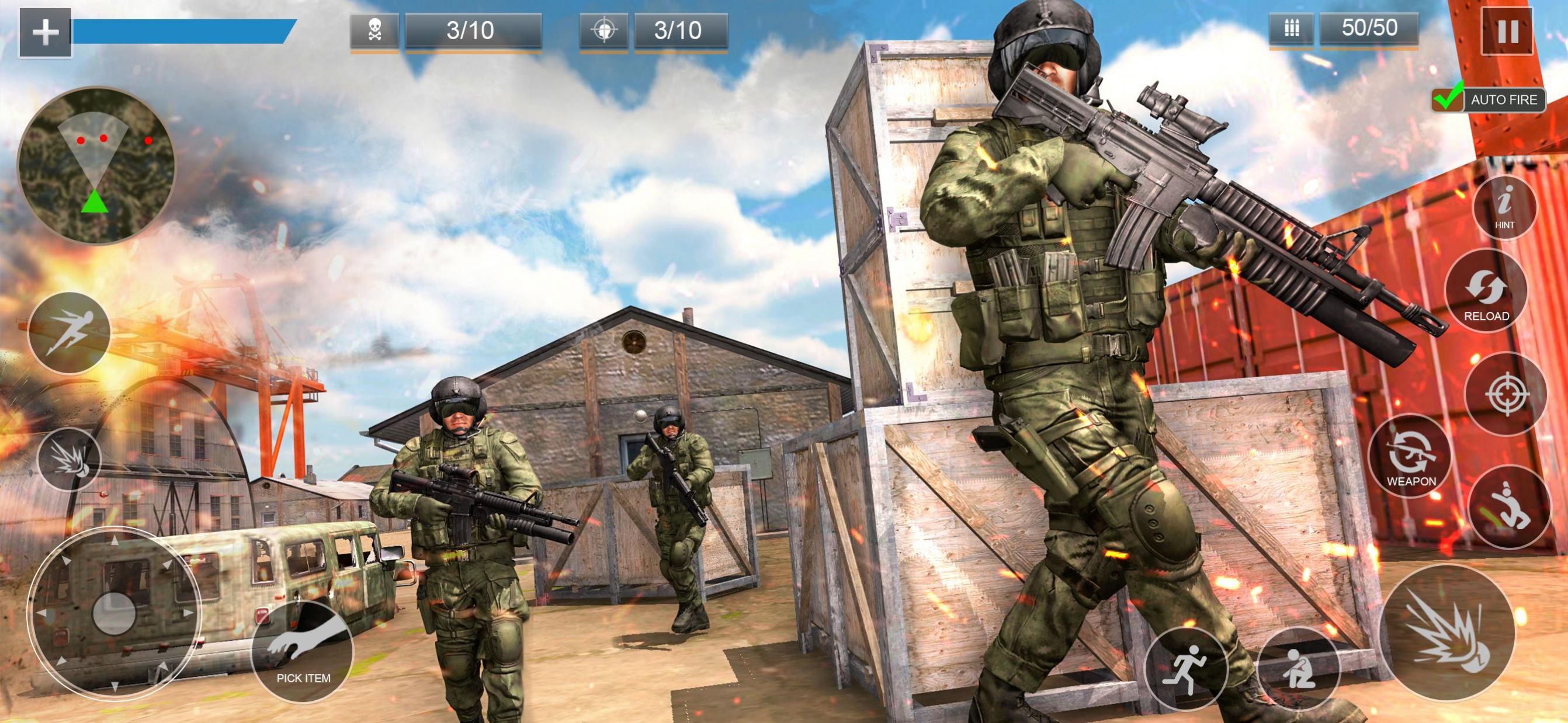 fps部隊射擊游戲安卓手機版（FPS Shooting Games: Gun Games）截圖2