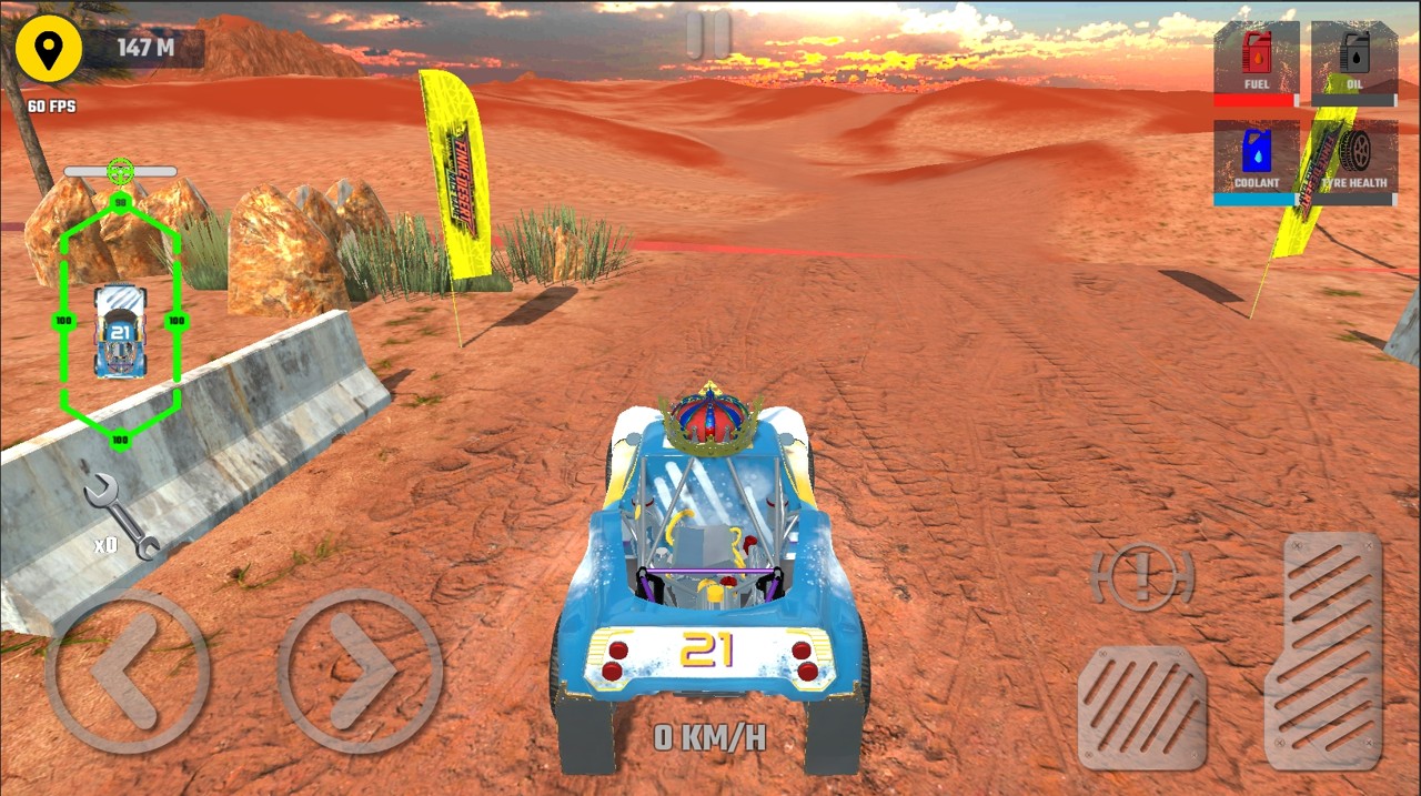 芬克沙漠竞赛游戏版（Finke Desert Race）截图1: