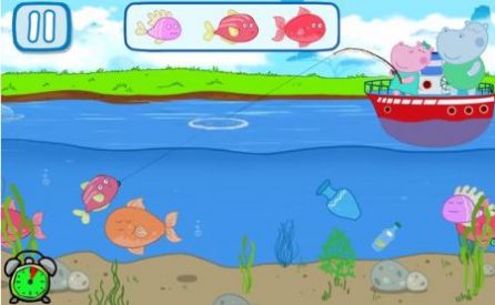 河馬釣魚游戲安卓版（Hippo Fishing）截圖2