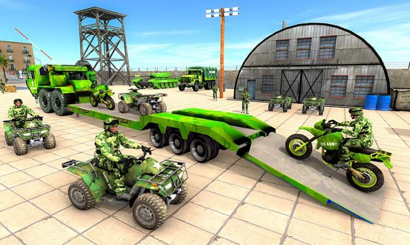 軍事運輸模擬器游戲手機版（US Army Transporter Sim）截圖4