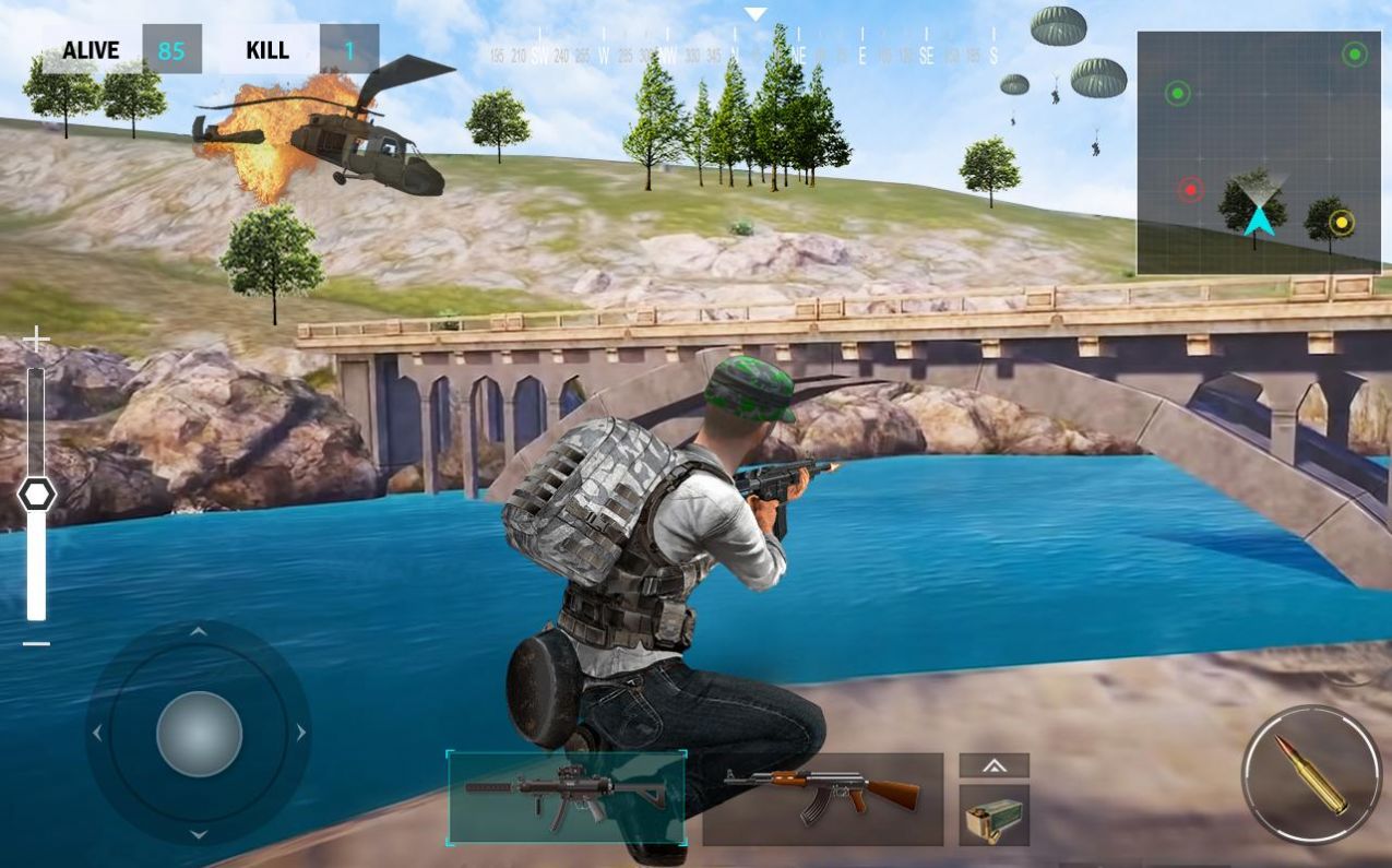 吃雞小隊(duì)?wèi)?zhàn)爭(zhēng)游戲中文手機(jī)版（Offline Player Squad FIre Gun）截圖2