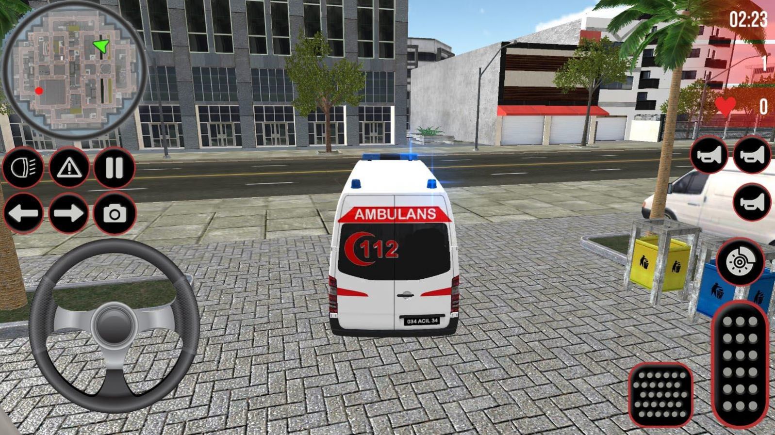 救護車緊急救援人員游戲安卓版（Ambulance Simulator）截圖1