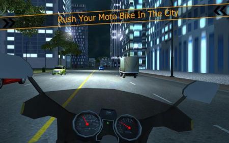 狂怒之城摩托车赛车手游戏安卓中文版（Furious City Moto Bike Racer）截图2: