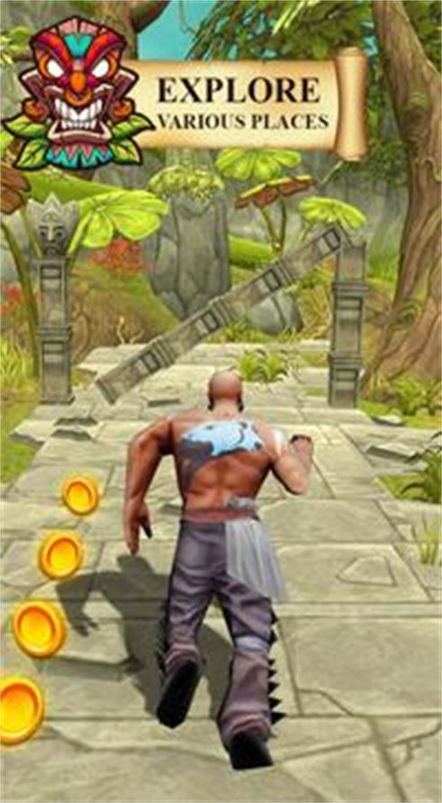 無盡神殿瘋狂奔跑游戲最新手機(jī)版（Temple Crazy Run）截圖1
