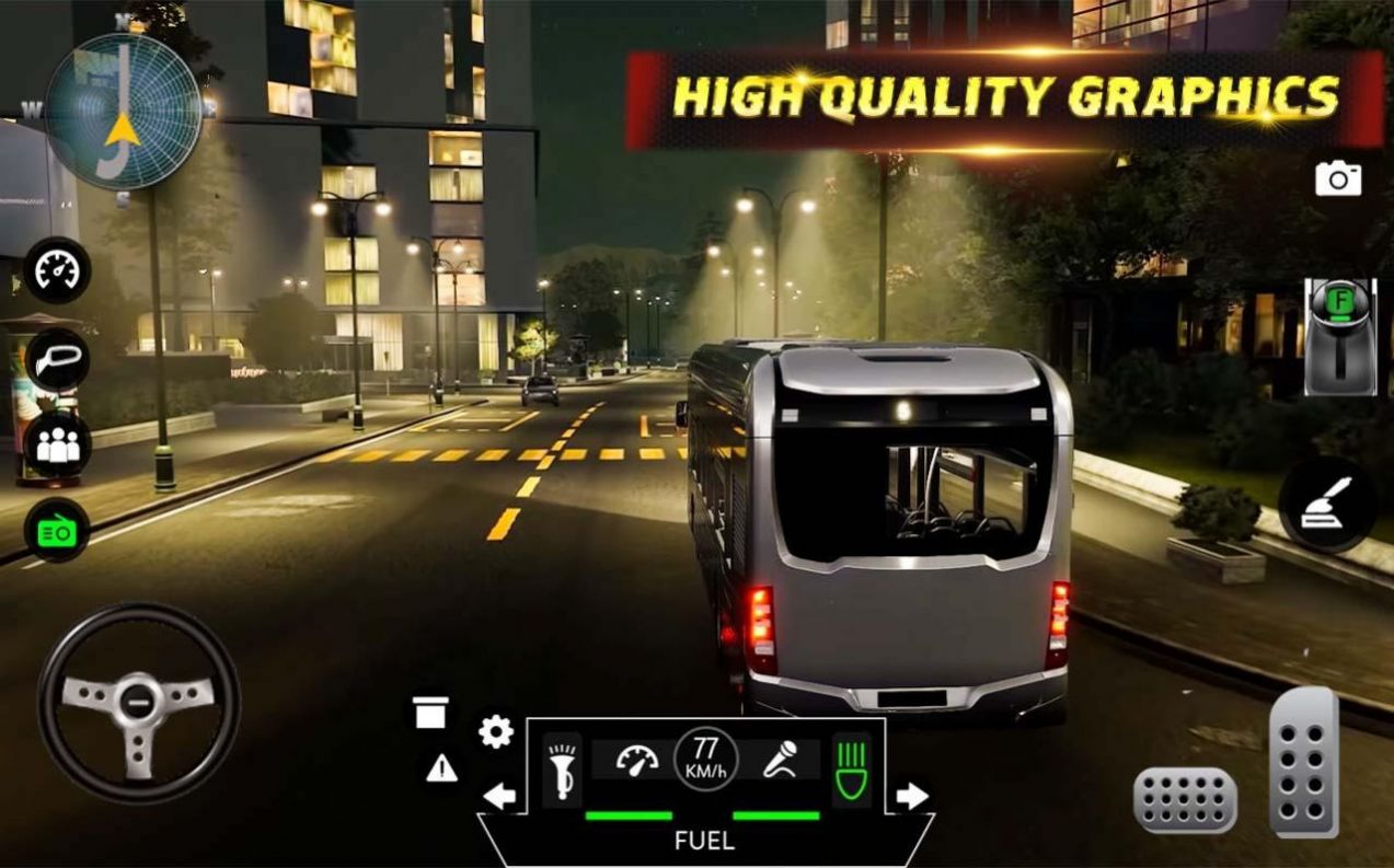 公交車停車駕駛模擬游戲最新手機(jī)版（Bus Simulation）截圖2