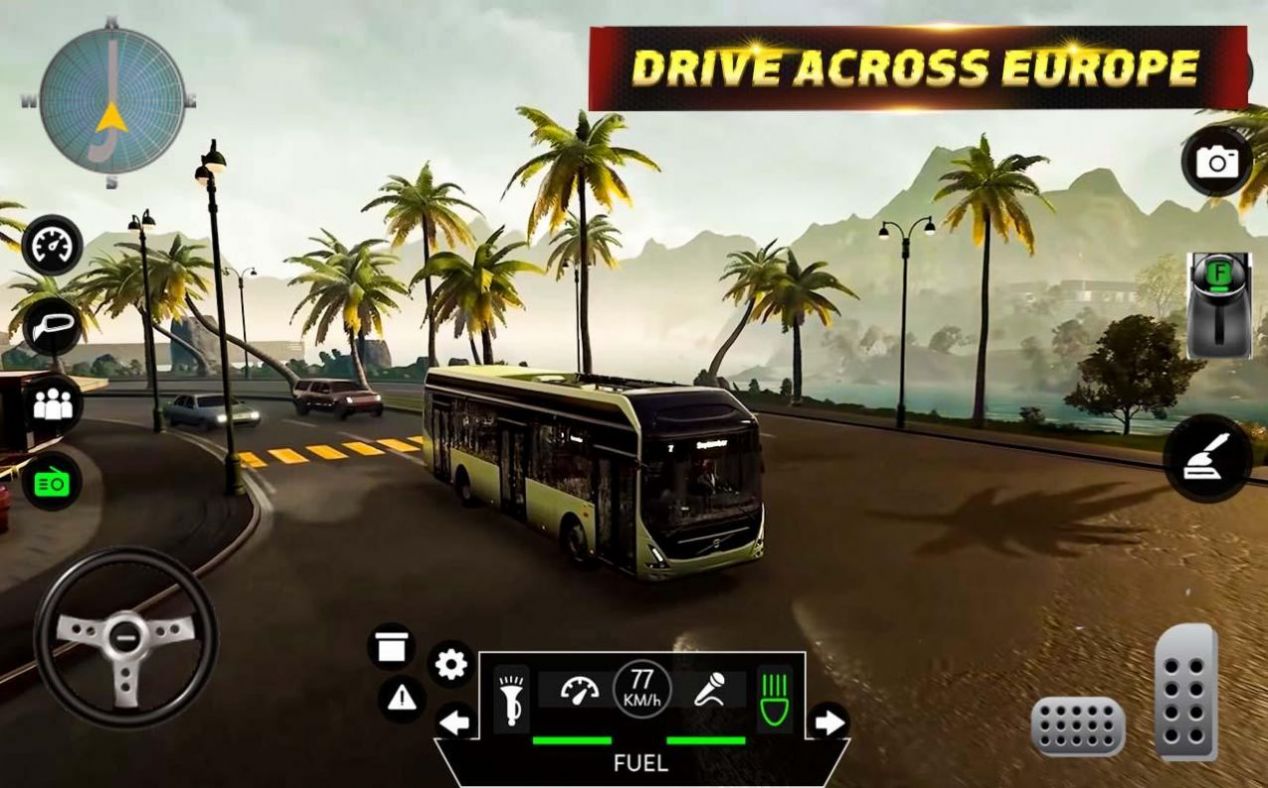 公交車停車駕駛模擬游戲最新手機(jī)版（Bus Simulation）截圖3
